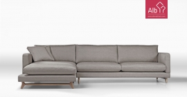 Sofa chaise longue tecido | Sofas modernos | Sofas retro | Sofá RTP1